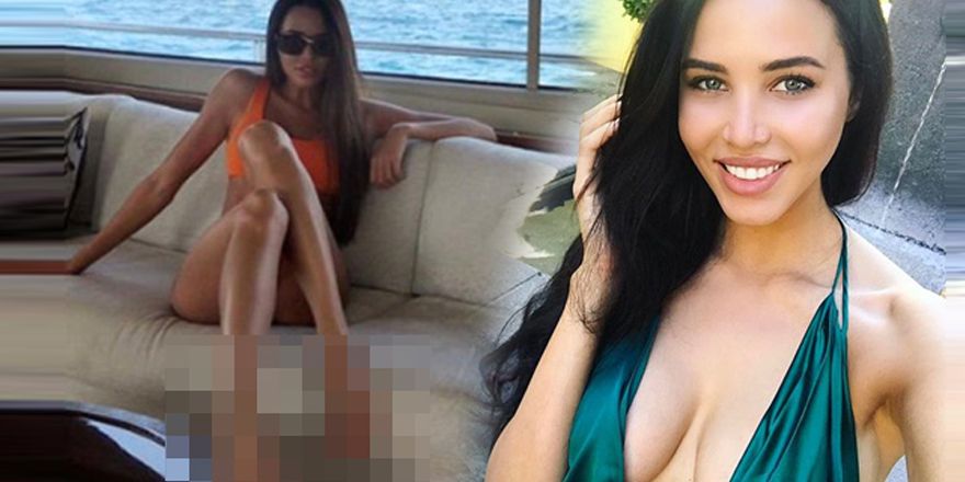 Güzel modelin ayaklarını görenler şoke oluyor!