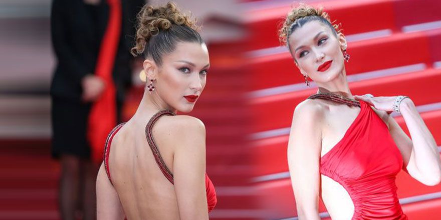 Bella Hadid'in "Cannes" kırmızısı