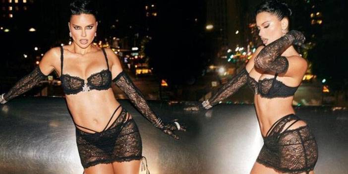 Adriana Lima'dan iddialı pozlar