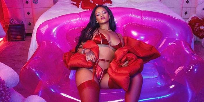 Rihanna'nın hamile tarzı gündem oldu
