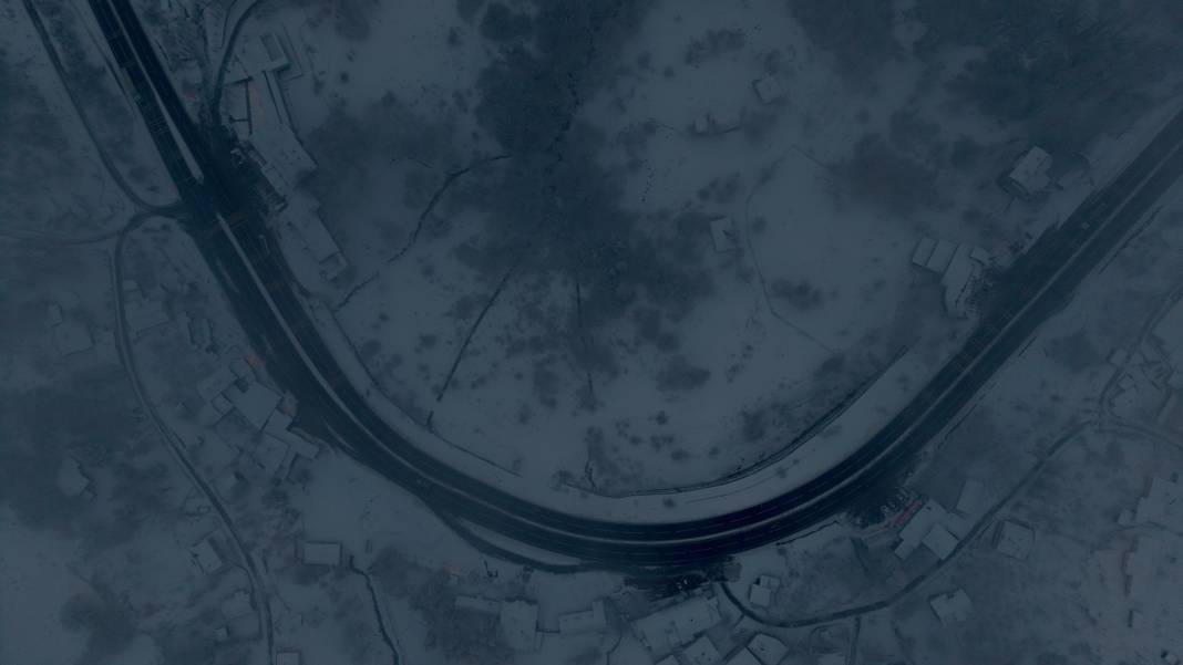 Bolu Dağı'nda kartpostallık kar manzarası 8