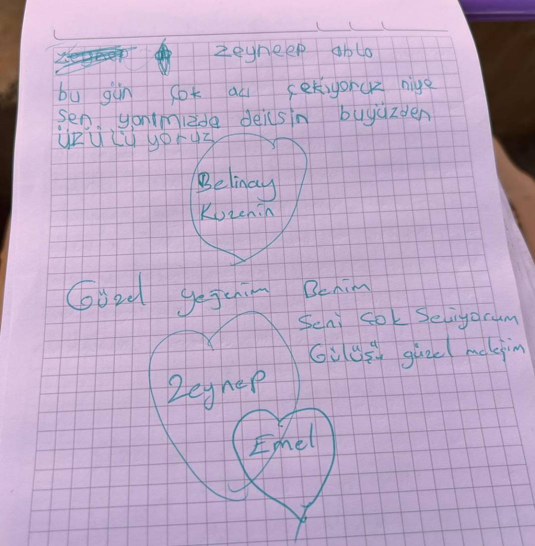 Saldırıda can veren çocukların mezarlarına bırakılan notlar yürek yakıyor 11