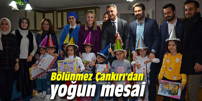 Bölünmez Çankırı'dan yoğun mesai