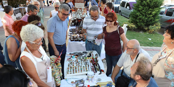 Güzelbahçe'de El Sanatları Vitrine Çıktı