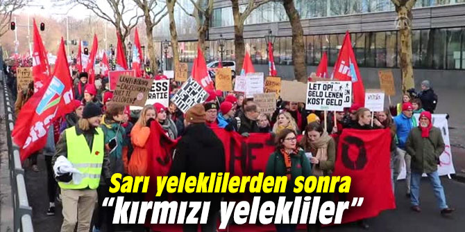 Sarı yeleklilerden sonra “kırmızı yelekliler”