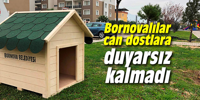 Bornovalılar can dostlara duyarsız kalmadı