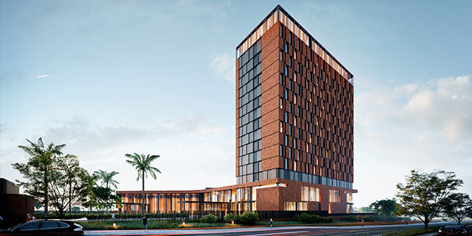 Avcı Architects Tasarımı Niamey Otel inşaatı sürüyor