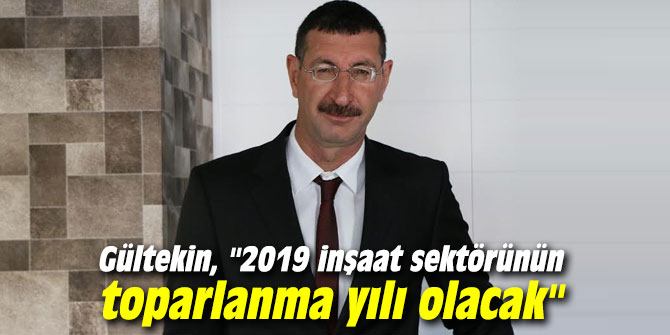Gültekin, "2019 inşaat sektörünün toparlanma yılı olacak"