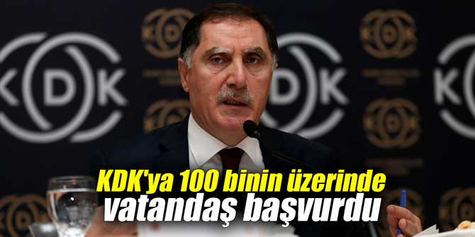 KDK'ya 100 binin üzerinde vatandaş başvurdu