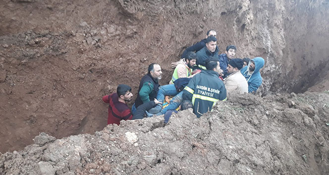 Göçük altında kalan müteahhit hayatını kaybetti