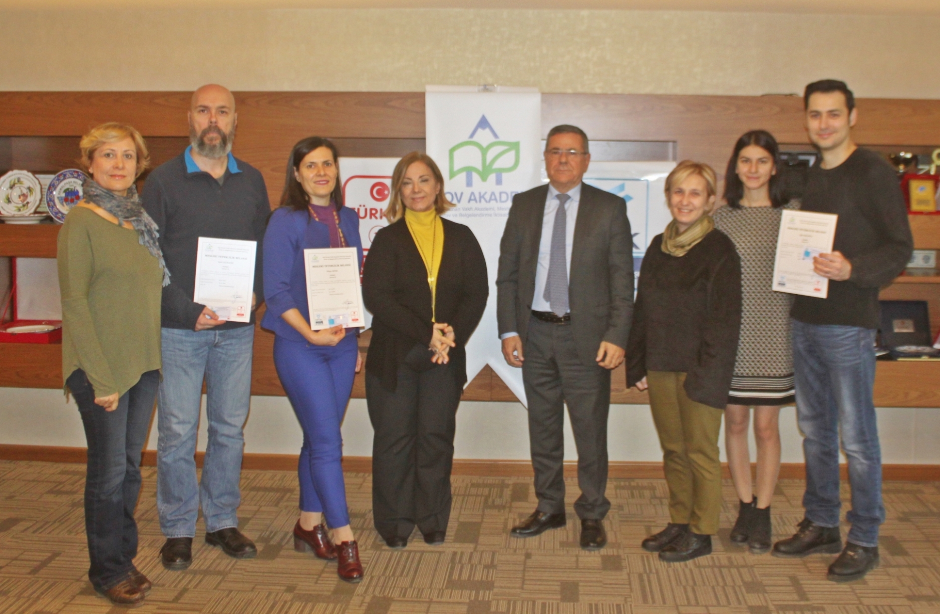 Tadımcı Mesleği'nde ilk MYK Belgeleri verildi