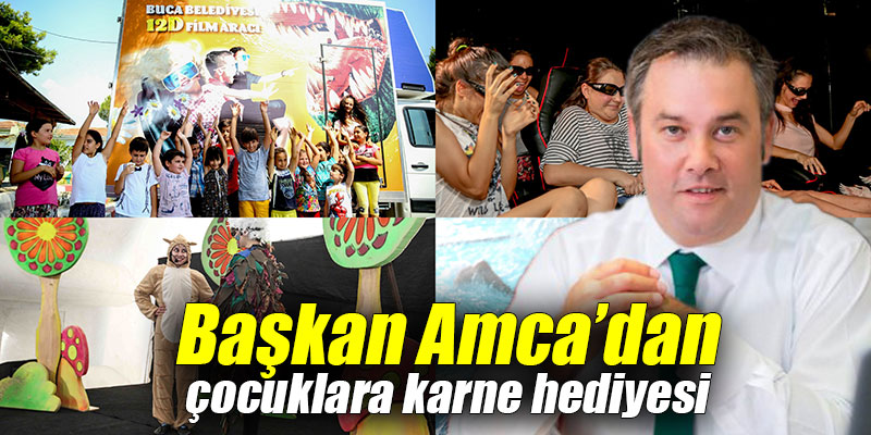 Başkan Amca’dan çocuklara karne hediyesi