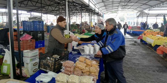 Aydın Büyükşehir'den sıcak çorba ikramı