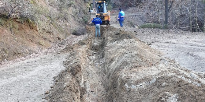 ASKİ'den Kuyucak'ta yoğun mesai