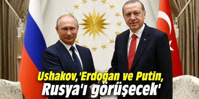 Ushakov: 'Erdoğan ve Putin, Rusya'ı görüşecek'