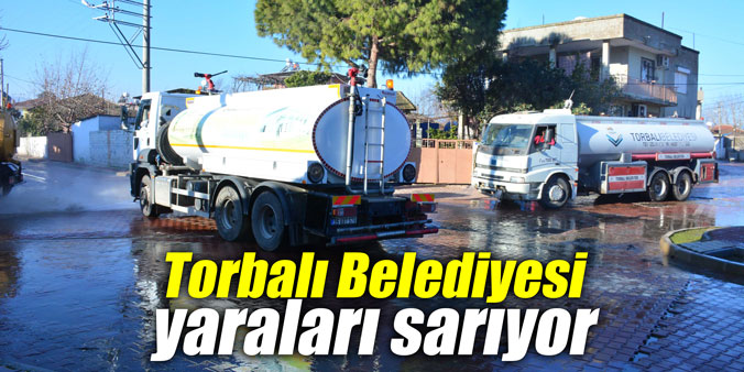 Torbalı Belediyesi yaraları sarıyor