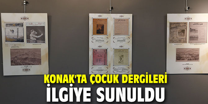 Konak'ta çocuk dergileri ilgiye sunuldu