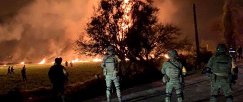 Meksika'da büyük patlama! Ölüler var