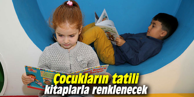 Çocukların tatili kitaplarla renklenecek