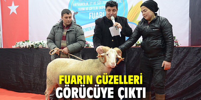 Fuarın güzelleri görücüye çıktı