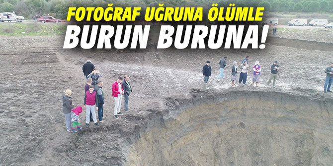 Fotoğraf uğruna ölümle burun buruna!