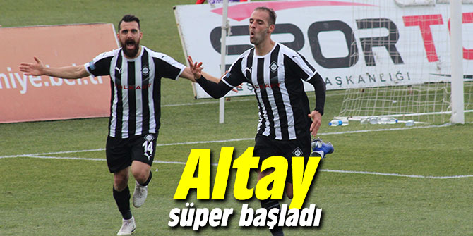 Altay süper başladı