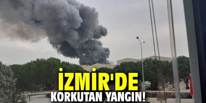 İzmir'de korkutan yangın!