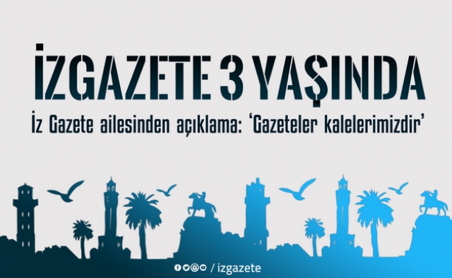 İz Gazete 3 yaşında