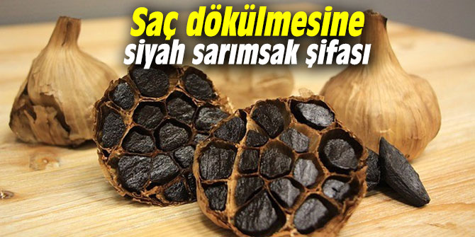 Saç dökülmesine siyah sarımsak şifası