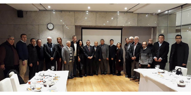 MHP İl başkanı Şahin, gazeteciler ile buluştu