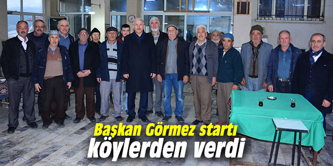 Başkan Görmez startı köylerden verdi