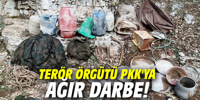 Terör örgütü PKK'ya ağır darbe!