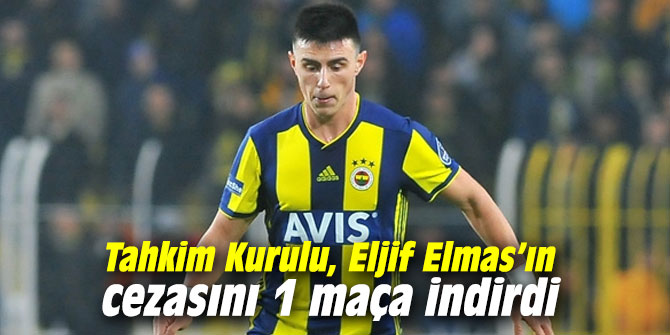 Tahkim Kurulu, Eljif Elmas’ın cezasını 1 maça indirdi