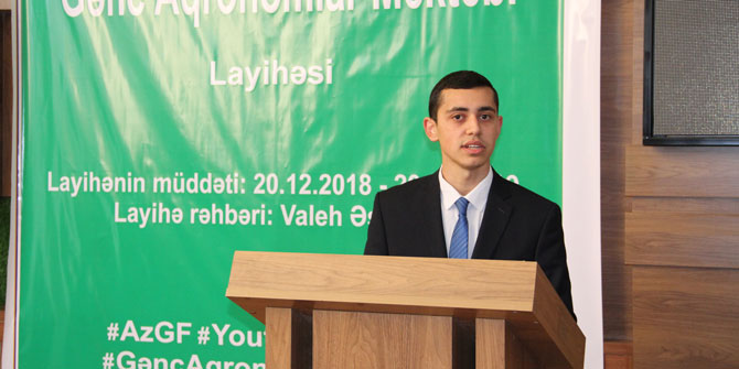 Gencede "Genç Agronomistler Okulu" projesinin açılış töreni yapıldı