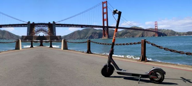 Elektrikli scooter ile banka soygunu!