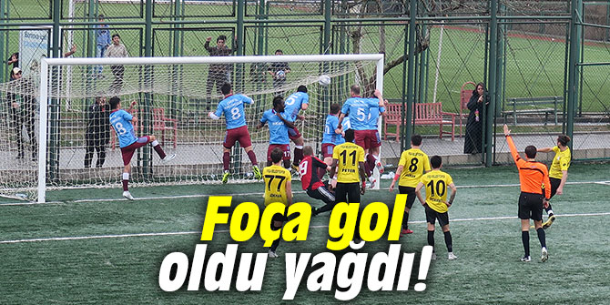 Foça gol oldu yağdı!