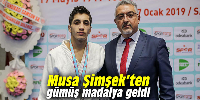 Musa Şimşek’ten gümüş madalya geldi