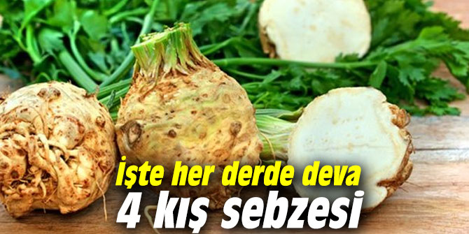 İşte her derde deva 4 kış sebzesi