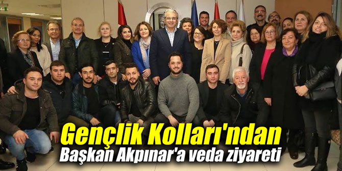 Gençlik Kolları'ndan Başkan Akpınar'a veda ziyareti