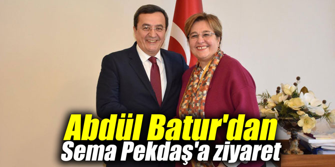 Abdül Batur'dan Sema Pekdaş'a ziyaret