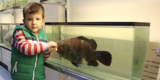 Çocuklar İKÇÜ'nün sergisini çok sevdi