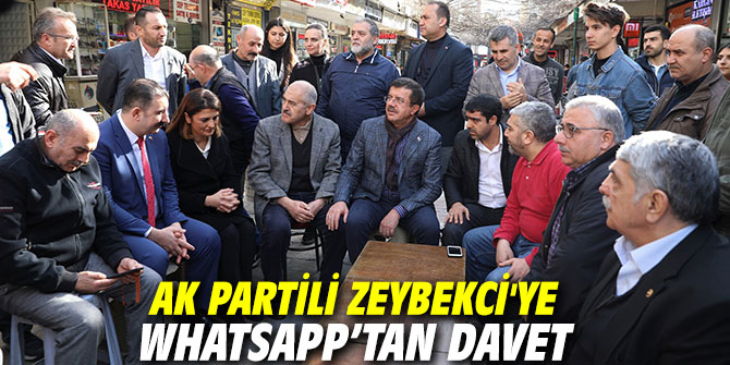 Zeybekci'ye WhatsApp’tan davet