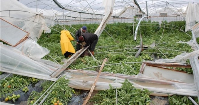 Hortum ve fırtınanın zararı: 11 milyon 331 bin lira