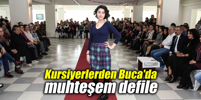 Kursiyerlerden Buca'da muhteşem defile