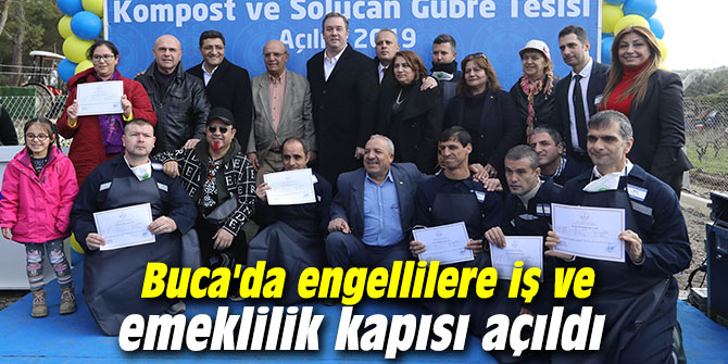 Buca'da engellilere iş ve emeklilik kapısı açıldı