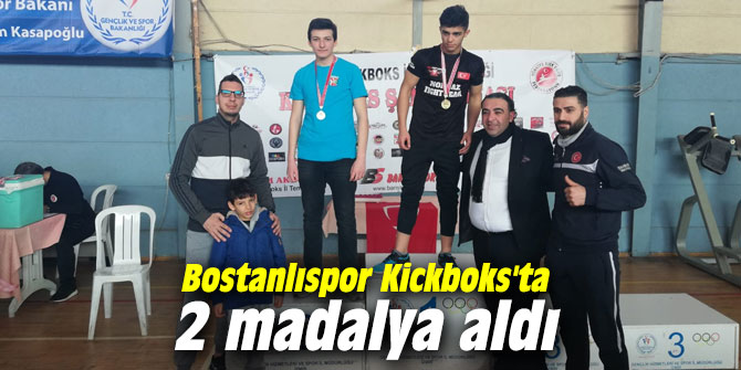 Bostanlıspor Kickboks'ta 2 madalya aldı