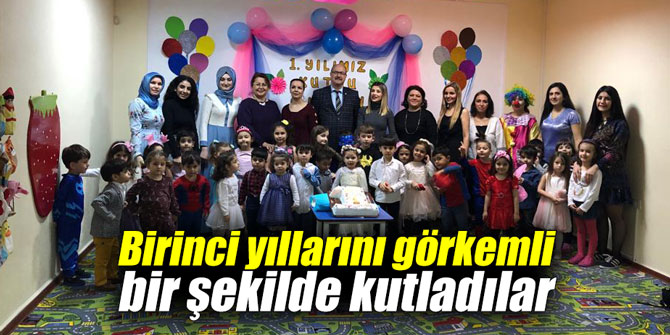 Birinci yıllarını görkemli bir şekilde kutladılar