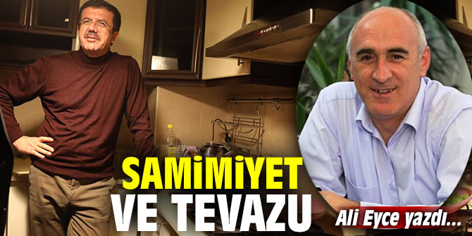 SAMİMİYET VE TEVAZU
