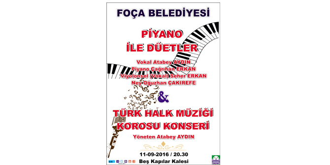 Foça, 9 Eylül'ü konserlerle kutlayacak