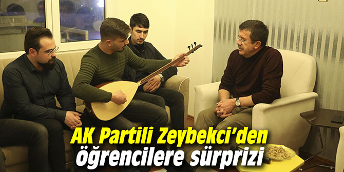 AK Partili Zeybekci’den öğrencilere sürpriz